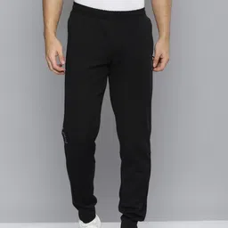 Alcis Men Black Solid Slim Fit Mid-Rise Track Pants-image-14