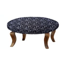Stylista Blue & White Printed Waterproof Round Elasticated 2 Seater Table Cover-23