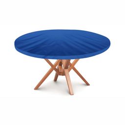 Stylista Blue Waterproof Elastic Round 4 Seater Table Cover-image-93