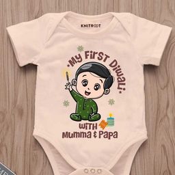 KNITROOT Infants Printed Cotton Bodysuit-image-75