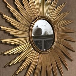 VAS collection home Brown Textured Wooden Wall Mirror-33
