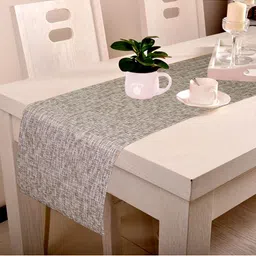 Lushomes Black & Grey Printed Waterproof & Heat Resistant Runner-38