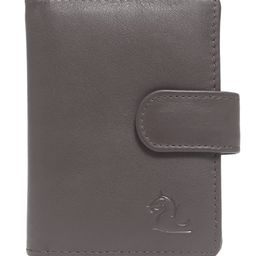 Kara Unisex Brown Solid Leather Card Holder-15