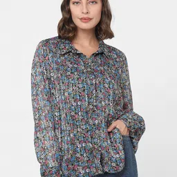 VERO MODA CURVE Floral Printed Casual Shirt-picture-20