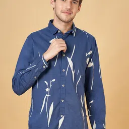Urban Ranger by pantaloons Slim Fit Abstract Printed Cotton Casual Shirt-image-14