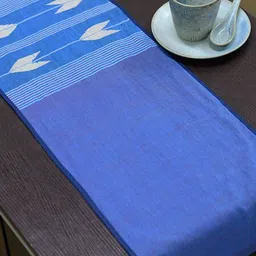 ArtEastri Blue & White Printed Pure Cotton Runner-18