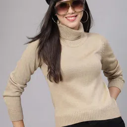 Style Quotient Women Turtle Neck Pullover Sweater-image-49