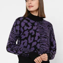 Vero Moda Long Sleeves Animal Printed Pullover-image-16