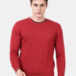 t-base Men Red Cotton Pullover Sweater-image-53