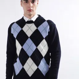 GANT Men Wool Checked Pullover-image-33