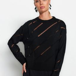 Trendyol Striped Pure Acrylic Pullover Sweaters-picture-53