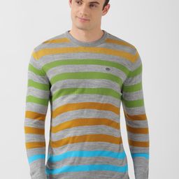 Peter England Casuals Striped Pullover Sweater-picture-29