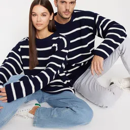 Trendyol Unisex Striped Pullover Sweater-picture-47