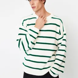 Trendyol Unisex Striped Pullover Sweater-picture-50