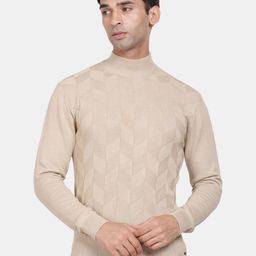t-base Geometric Printed Turtle Neck Pullover-picture-37