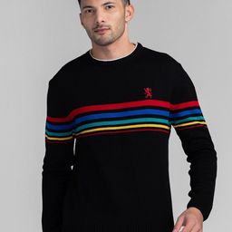 GIORDANO Striped Acrylic Pullover-image-72