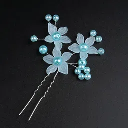 Krelin Set of 3 Beaded Floral U Pins-image-74