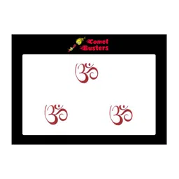 Comet Busters Set Of 3 Maroon Bindis-15