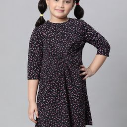 Oxolloxo Floral Printed A-Line Dress-image-43