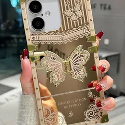Luxury Kase Geometric Printed iPhone 16 Plus Back Case Mobile Accessories-16