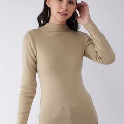 RVK Women Beige Pullover-image-82