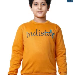 IndiWeaves Boys Pack Of 2 Typography Printed Fleece Pullover-image-42