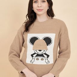 Chemistry Graphic Printed Woollen Pullover-image-79