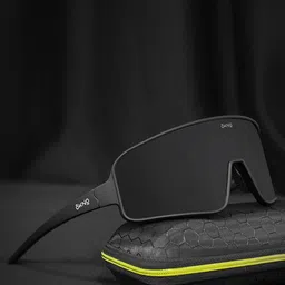 OKNO Unisex Sports Sunglasses With Polarised and UV Protected Lens OKZR-1XBlackC1-55