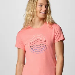 Columbia Women Graphic Printed Round Neck T-shirt-picture-31