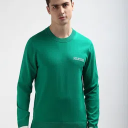Tommy Hilfiger Round Neck Long Sleeves Organic Cotton Pullover Sweatshirt-image-18