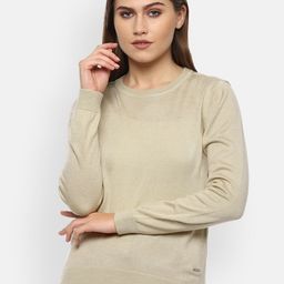 Van Heusen Woman Women Beige Acrylic Pullover-image-73