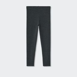 Mango Kids Girls Ribbed Sustainable Leggings-picture-7