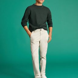 Mango Kids Boys Mid-Rise Sustainable Regular Fit Trousers-image-79