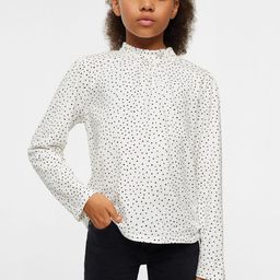 Mango Kids Girls Printed High Neck Pure Cotton Sustainable T-shirt-image-56