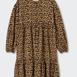 Mango Kids Girls Floral Sustainable A-Line Dress-image-68