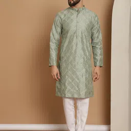 Anouk Embroidered Straight Kurta With Churidar-picture-35