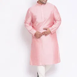 KISAH PLUS Men Plus Size Kurta with Churidar-picture-47
