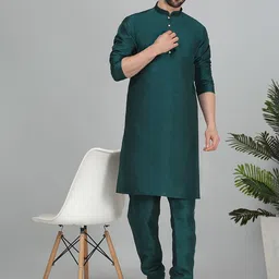 KRAFT INDIA Mandarin Collar Regular Kurta with Churidar-42