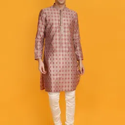 V-Mart Ethnic Motifs Regular Kurta with Churidar-image-47