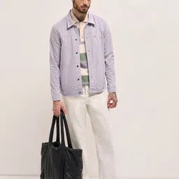 THE BEAR HOUSE Men Solid Spread Collar Tailored Jacket-picture-0
