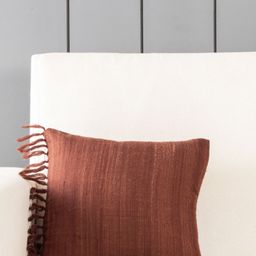 Eyaas Brown Woollen Square Cushion Covers-24