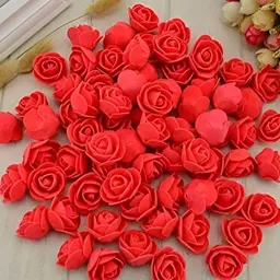 WELL ART GALLERY Red 50 Pieces Rose Artificial Flower-image-44