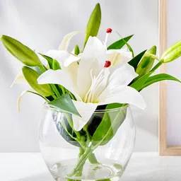 Home Centre White Hanging Artificial Flower-image-43
