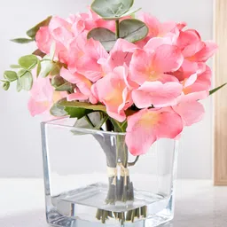 Home Centre Pink Artificial Hydrangeas Flower-56