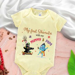 Babywish Infants Printed Cotton Mahashivratri Special Bodysuit-picture-6