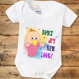 Babywish Infants Printed Breathable Cotton Bodysuit-image-49