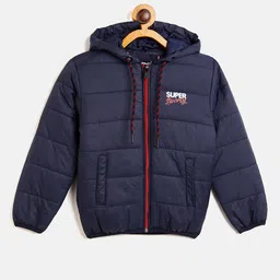 Camey Boys Navy Blue Lightweight Padded Regular Fit Jacket-image-97
