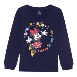 Disney by Wear Your Mind Girls Navy Blue Printed Sweatshirt-picture-23