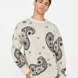 Trendyol Paisley Printed Acrylic Pullover-image-42
