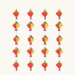 Special You Red & Yellow 4 Pieces Hanging Kites Garland Decoration-image-49
